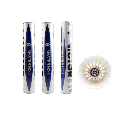 正品威克多大师6号鹅毛羽毛球