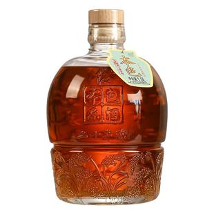 圣塔正宗绍兴老黄酒本色善酿酒二十年陈1.5L坛装不含焦糖色花雕酒