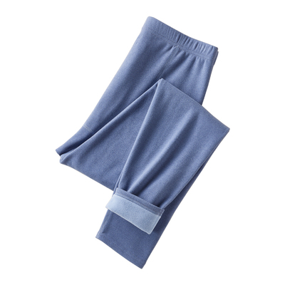 抑菌德绒青少年保暖裤男士加绒加厚大码内穿秋裤打底学生冬季新款