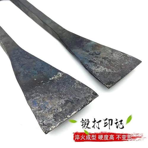 园林农用两齿锄头农具全钢挖土种地挖地翻地开垦松土二齿耙子钉耙