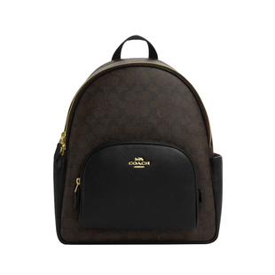 【国内现货】COACH/蔻驰女款双肩包老花潮流大容量背包时尚书包