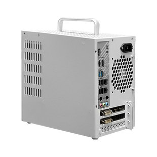 itx小方块侧透机箱便携办公家用桌面台式机箱立式巧美迷你小机箱