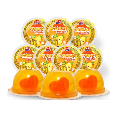 亲亲什锦果冻85g×7杯×1组零食