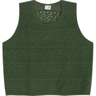 SEE YOU at PIZZA马甲女2026春季新款日系羊毛混纺针织背心602257