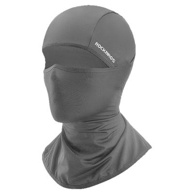 洛克兄弟冰丝防晒头套骑行面罩