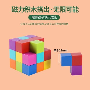 儿童男孩女孩3到6动脑开发岁智力积木大拼装 益智玩具宝宝颗粒启蒙