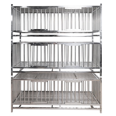 不锈钢鸡笼养鸡卖鸡多层养殖笼子