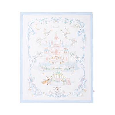 婴儿纱布盖毯良良小被子