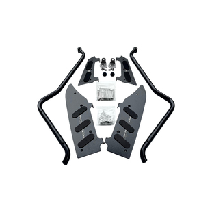 适用进口光阳S350/250护杠保险杠踏板一体射灯专用改装配件