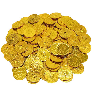 成人桌游筹码活动抽奖道具美元S骷颅头海盗金币游戏币铜币银币100