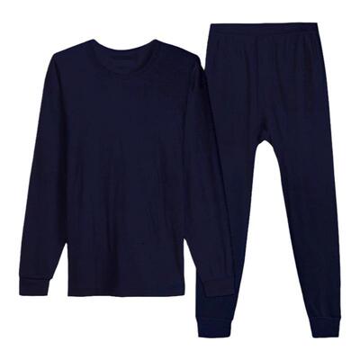 男女纯棉秋衣秋裤套装棉毛衫内衣