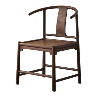 南家北美黑胡桃木新中式实木圈椅