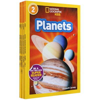 【西文优选】二阶段3本自然现象篇美国国家地理儿童版National Geographic KIDS Readers英文原版科普分级阅读百科全书杂志3-6-8岁