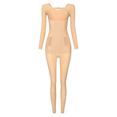 腹吸脂连体衣怀美长袖