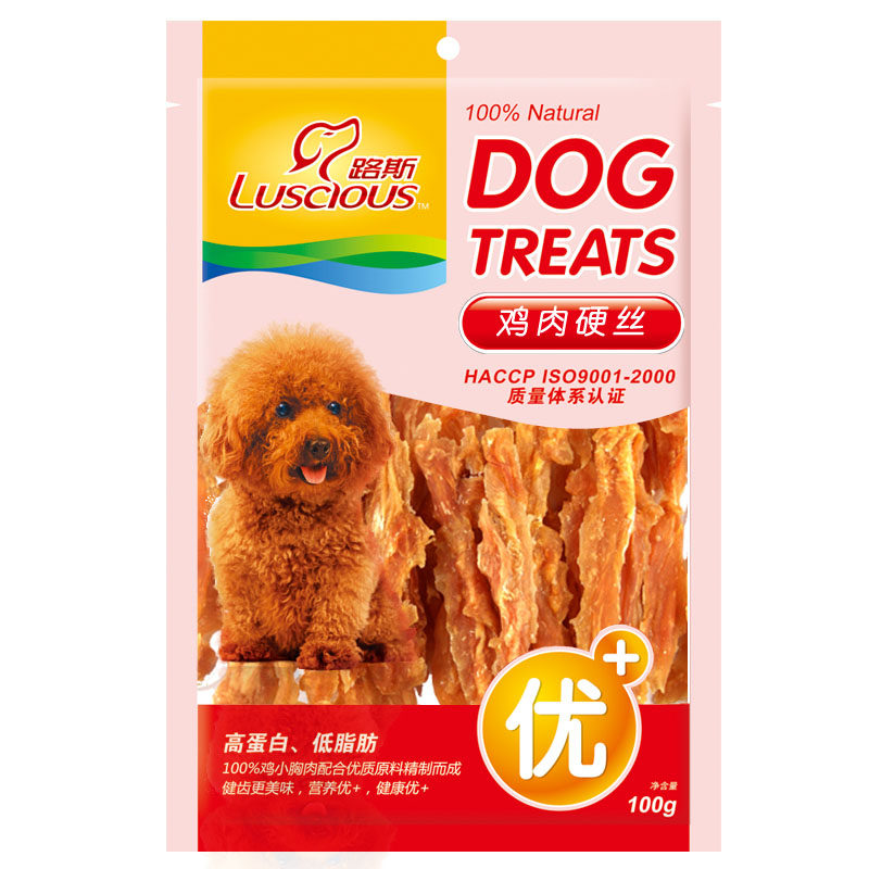 路斯全犬通用耐咬100g鸡胸肉