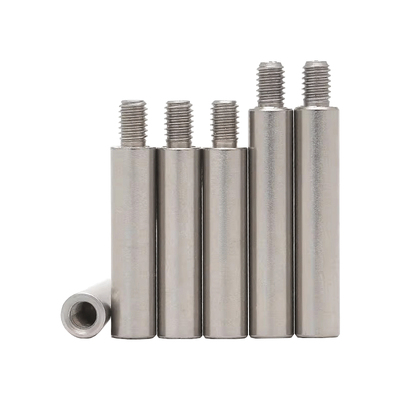 304不锈钢圆型加长螺母圆柱型加长圆柱螺母M4M5M6M8M10M12