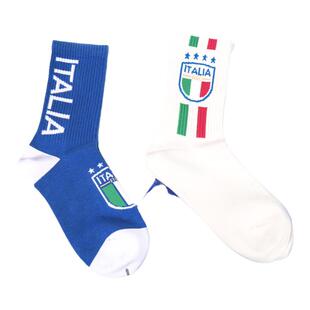 【官方正版】意大利国家队｜时尚球迷袜子中筒袜套装休闲棉袜足球