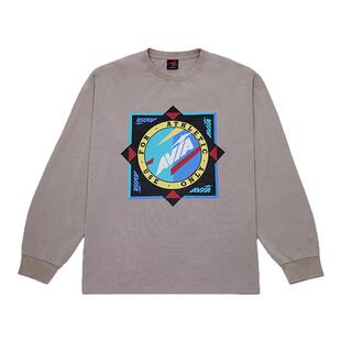 AVIA爱威亚冬季户外运动复古休闲圆领套头印花卫衣