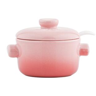 灵菲尔小淘气调味罐陶瓷家用厨房调味食品级带盖盐罐可蒸煮调料罐