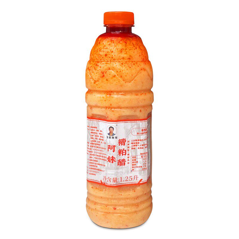 阿妹糟粕醋海南特产美食文昌铺前特色海鲜火锅底料酸辣甜调味汤底