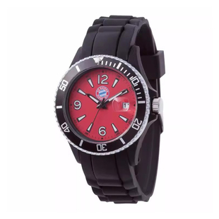 进口拜仁周边电子腕表中性黑色运动简便时尚官方正品25960品德居