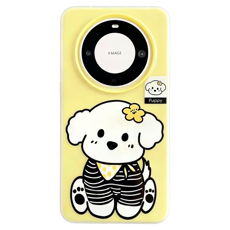 条纹小狗墨镜兔子适用华为mate60pro手机壳新品高级感mate80网红爆款手机壳mate70好看的外壳防摔保护套女生