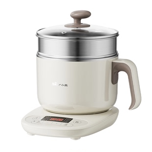 小熊电煮锅家用宿舍多功能迷你分体式不锈钢电火锅电热锅泡面锅