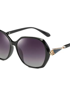 新款时尚个性大框圆脸复古墨镜