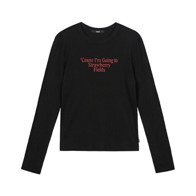 SPELLEDIT长袖T恤圆领百搭休闲