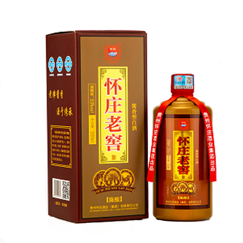 怀庄1983贵州酱香型白酒53度纯粮食坤沙怀庄老窖(陈酿)