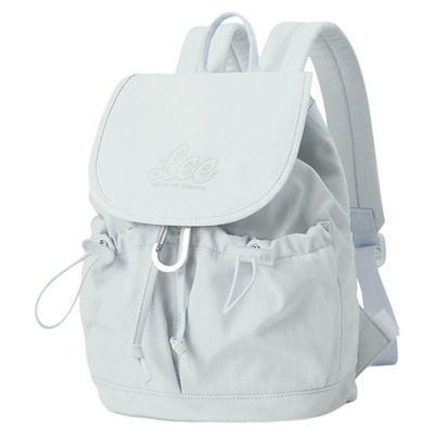 Lee轻便抽绳双肩包女时尚百搭