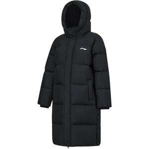 李宁童装长款羽绒服2025年新款冬季男童中大童加厚外套连帽长羽绒