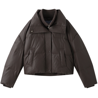 LILY短款通勤立领羽绒服外套