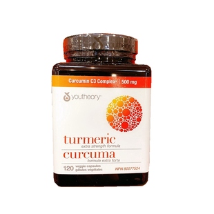 加拿大直邮 Youtheory姜黄素含黑胡椒Turmeric胶囊熬夜醒酒