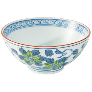 日本原装进口有田烧陶瓷山茶花铁仙花餐具复古饭碗泡饭碗日常