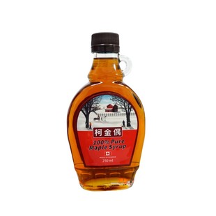 加拿大枫糖浆pure maple syrup枫叶糖浆250ml天然烘焙松饼进口