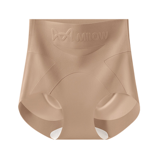 猫人高腰收腹内裤女10A产后塑形2025新款强力收小肚子无痕三角裤