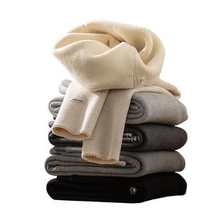 女童打底裤秋冬外穿加绒加厚儿童纯棉保暖裤女宝宝洋气一体绒棉裤