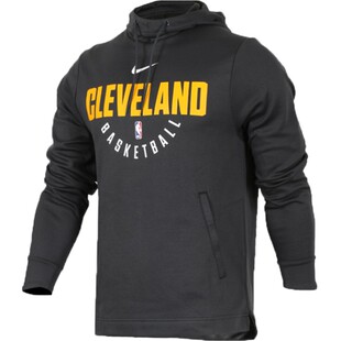 Nike/耐克正品克利夫兰骑士队训练服THERMA连帽卫衣套头衫858823
