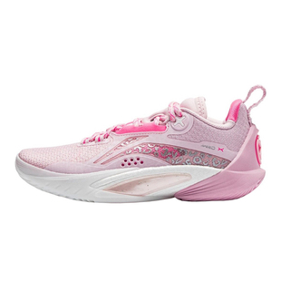 李宁儿童闪击10篮球鞋女童青少年学生防滑减震实战低帮球鞋运动鞋