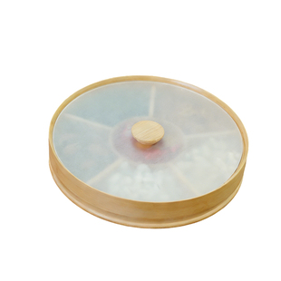 新年干果盘瓜子花生收纳盒家用客厅茶几六宫格零食坚果盘2026新款