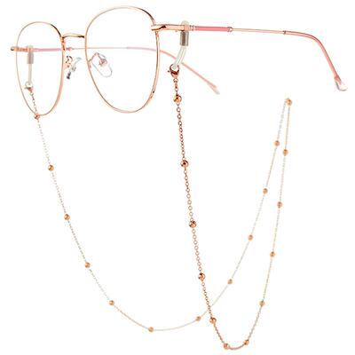 视町眼镜链挂脖不褪色钛钢材质