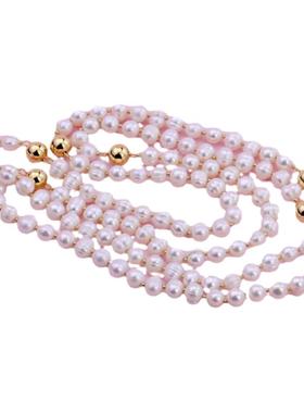 巴洛克奢华珍珠长款项链毛衣链