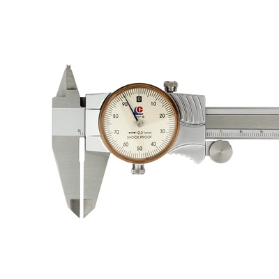 广陆指针游标桂林包邮带表卡尺