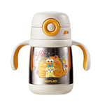 Neoflam宝宝纯钛保温杯小月龄学饮杯婴幼儿喝奶吸管杯儿童水杯子