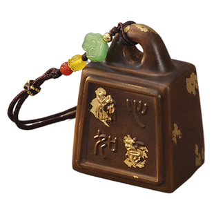 称心如意摆件实心招财铜秤砣镇宅黄铜摆件压惊乔迁结婚文创送礼物