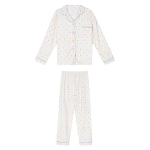 馨帮帮Homedress 珊瑚绒柔软亲肤家居服加绒加厚保暖睡衣套装女冬