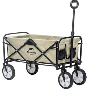 户外折叠小推车便携式野营烧烤野餐拉杆车郊游手推车露营收纳装备