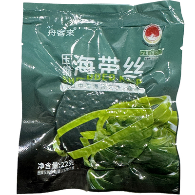 舟客来压缩海带丝无沙免洗22g