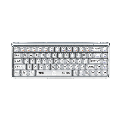lofree洛斐1%透明蓝牙机械键盘